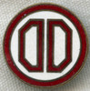 Late WWII US Army 31st (Dixie) Division Patch-Type DI
