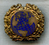 1945-1950 Pan Am Airways (PAA) Flight Crew Hat Badge in Gold-Filled Sterling by Balfour