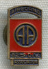 Very Early (Ca. 1945-1946) US Army 82nd Airborne Division Association Member Lapel Pin