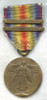 WWI US Victory Medal with Defense Sector and Meuse-Argonne Bars