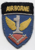 Beautiful Late WWII Shoulder Patch for US 1st Allied Airborne Army German-Made Bullion Details
