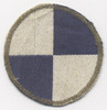 WWII US Army 4th Corps Shoulder Bevo Weave Shoulder Patch Made in Italy