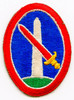 WWII Green Back Patch for US Army Military District of Washington