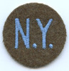 WWII New York State Guard Patch on Wool