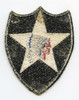 WWII United States Army 2nd Division (Indian Head) Shoulder Patch