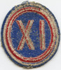 WWII US Army 9th Corps Patch Used or Removed from Uniform