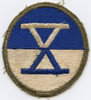 WWII US Army 10th Corps Patch