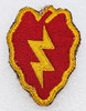 WWII Shoulder Patch for US Army 25th Infantry Division aka Tropic Lightning Division
