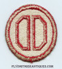 WWII Shoulder Patch for US Army 31st aka "Dixie" Division Removed from Uniform