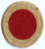 WWII Shoulder Patch for US Army 37th Infantry (aka "Buckeye") Division with Patterned Weave