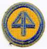 WWII Green Back Patch for US Army 44th Division