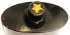 Wonderful Stenciled Civil War Powder Tin Dated 1861. Patriotic Eagle & Globe Motif