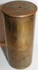 Scarce WWI 75 mm Blank Artillery Round Shell Casing in Original Cardboard & Steel Container