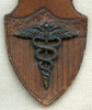 Unusual WWI US Army Medical Officer Watch Fob or Baggage Tag