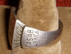 Beautiful 1943 Dated North African Handmade Ring in Coin Silver from Casablanca