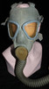 Early WWII US Army Service Gas Mask in Kidney Bag. Rubber is Flexible & Supple M1XA1