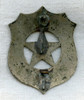 BEING RESEARCHED - Old S.A.H. Police Cut-Out Star Badge - NOT FOR SALE UNTIL IDENTIFIED