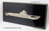 Stunning WWII Yard-Made Submarine Desk Plaque Model in Bakelite & Monel