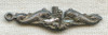 Rare WWI US Navy Submarine Officer Dolphins Charm for Bracelet or Watch Chain