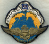 Late 1950's USN Naval Air Force Pacific Fleet Badge by Johnson of Hong Kong & Kowloon