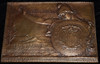 Bronze Plaque Commemorating the Destruction of U.S.S. Maine in 1898 Sculpted by C. Keck 1913