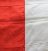 Huge WWI US Navy Ship French Flag for Flying when Entering Foreign Port. 5' x 8'