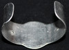 Great, Nicely Worn WWII USN Pilot Bracelet Hand-Engraved with Gilt Sterling Wing