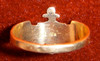 Exquisite WWI USN Pilot Wing Ring in 10K Gold