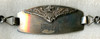 Nice WWII USN Pilot "ID" Type Bracelet from Pilot's Girlfriend "Betty" in Sterling
