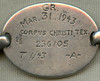 Wonderful WWII USN Pilot ID Bracelet of Stuart Tucker McAlister w/ Graduation Date on Reverse