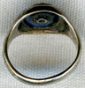 Salty Korean War USN CPO Ring KARAT CLAD by Crest Craft