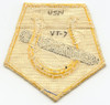 Great WWII US Navy Torpedo Squadron 7 (VT-7) Jacket Patch