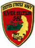 Mid-Late 1960s USN River Section 542 Jacket Patch Japanese-Made