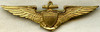 Beautiful & Rare WWI USN Pilot Wing by Bailey, Banks & Biddle in Gilt Bronze