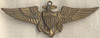 Mid-1930s US Navy Pilot Wing in Gilt Silver