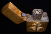 WWII Zippo Lighter with Applied WAVES Insignia Gold-Plated Steel