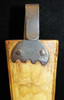Wonderful 18th C. Decorated Horn Sharpening Stone Holder with Iron Hook.