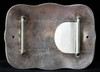 Cool Vintage 1970's Large Montana Silversmiths Belt Buckle for Frank's Boot Shop
