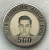WWII PESCO (Pump Engine Service Corp) Employee Photo ID Badge Maker of Aircraft Parts