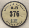 1930s-WWII Goodyear Aircraft Corporation Worker Badge