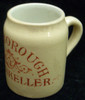 Rare 1890s-1900s Mini-Mug Match Holder from NYC's Marlborough Rathskeller Saloon