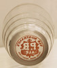 Ca. 1900 Pre-Prohibition Van Nostrand's P.B. Ale Adv. Beer Glass from Bunker Hill Breweries