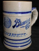 1890's Pre-Prohibition Schlitz Brewing Co. Advertising Beer Mug in Salt Glaze Stoneware