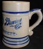 1890's Pre-Prohibition Schlitz Brewing Co. Advertising Beer Mug in Salt Glaze Stoneware