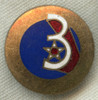 Late WWII US Army Air Forces 3rd Air Force Patch-Type DI