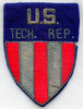 Beautiful WWII Bullion USAAF Tech Rep Shoulder Patch Made in CBI Theatre