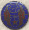 Nice Silver WWII CBI-Made US 20th AF DI Pin
