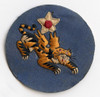 Beautiful Late 1942 China Air Task Force (CATF) Shoulder Patch Silk on Silk Made in China