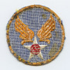 WWII USAAF Headquarters Shoulder Patch on Twill