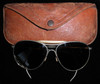 Scarce Brown Lens WWII USAAF/USN Aviator Sunglasses in Labeled Case by A.O.